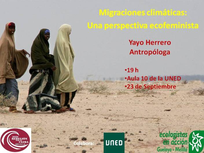 cartel conferencia mujeres Yayo