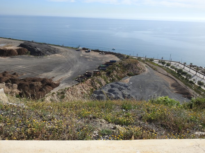 vertedero de inertes y escorias